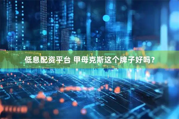 低息配资平台 甲母克斯这个牌子好吗？